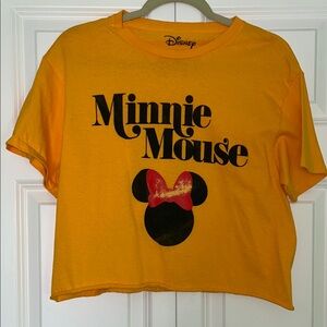 Disney Yellow Minnie Mouse Short Sleeve Tee